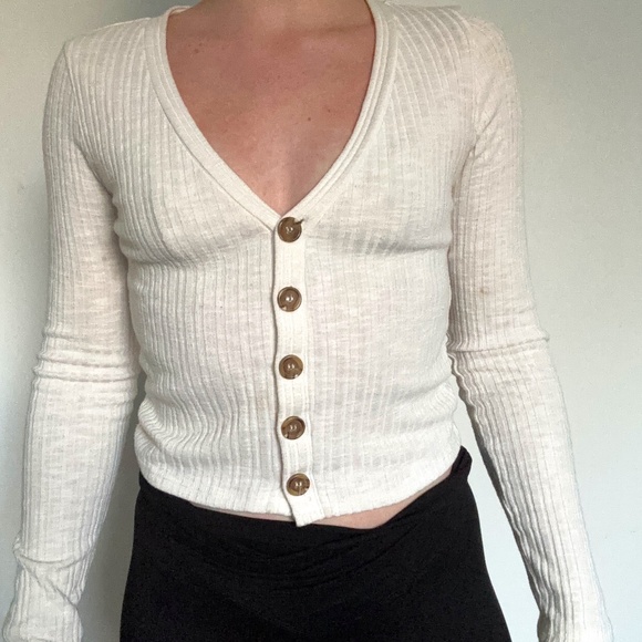 Cream Cardigan - Picture 1 of 3
